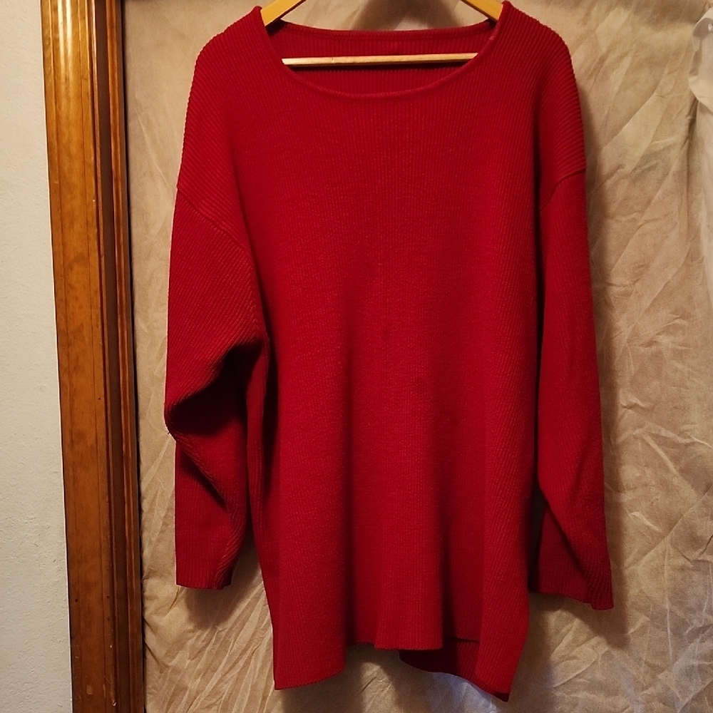 Women's Red Sweater